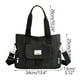 thumbnail image 2 of Bolso grande de lona para mujer, moderno bolso de hombro de nailon con cierre de cremallera y herrajes dorados, espacioso bolso multiusos para uso diario, trabajo y viajes.,Vsgery, 2 of 7