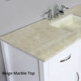 thumbnail image 2 of Hudson 48" Single Contemporary Bathroom Vanity in Gray with Beige Marble Top without Mirror, 2 of 2