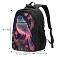thumbnail image 5 of Balery Bird 1 Print USB Charging Backpack for Men and Women - Water-Resistant, Anti-Theft Laptop Backpack with USB Port for Travel, Work, School, and College, 5 of 7