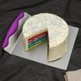 thumbnail image 2 of Pala para Tartas, Elevador de Transferencia de Tartas de Acero Inoxidable, Pala para Pastelería de P Pizza Casera, Pan, Tarta, Tarta Pala para pasteles Spptty cocina, 2 of 7