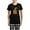 With Checker Pant, variant on - Halloween Letter H Witch Monogram Women's Dark Paj - Women's Short Sleeve Print T-Shirt and Pants Dark Cotton Pajama Set