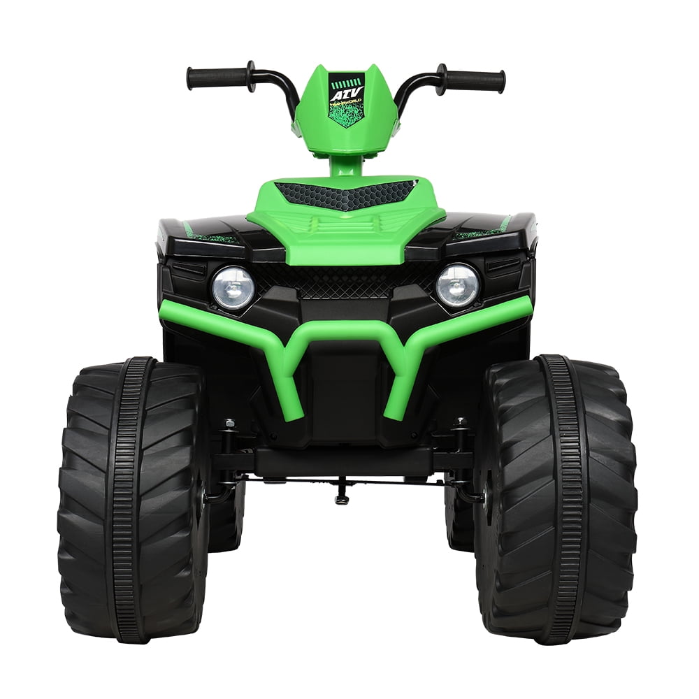 Lowestbest 12V Electric Ride On Car Truck, Dual Drive Terrain Vehicle with Slow Start, Green Lowestbest 12V Electric Ride On Car Truck, Dual Drive Terrain Vehicle with Slow Start, Green