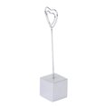 thumbnail image 2 of RENACLIPY White Resin Photo Wire Clip with Heart-Shaped Holder for Office, Home, and Desk Organization, 2 of 5