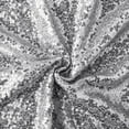 thumbnail image 3 of Silver Sequin Fabric by The Yard, 15 Feet 5 Yard Sparkly Glitter Sequins Material for Wedding/Bridesmaid Dresses, Party Costumes, Tablecloths, DIY Sewing Projects, 3 of 14
