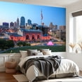 thumbnail image 4 of Wall Mural Peel and Stick Kansas City Skyline Union Station Dusk Self-Adhesive Wallpaper Removable Wall Decal Wall Sticker Home Decor for Living Room Bedroom 69"x96", 4 of 8