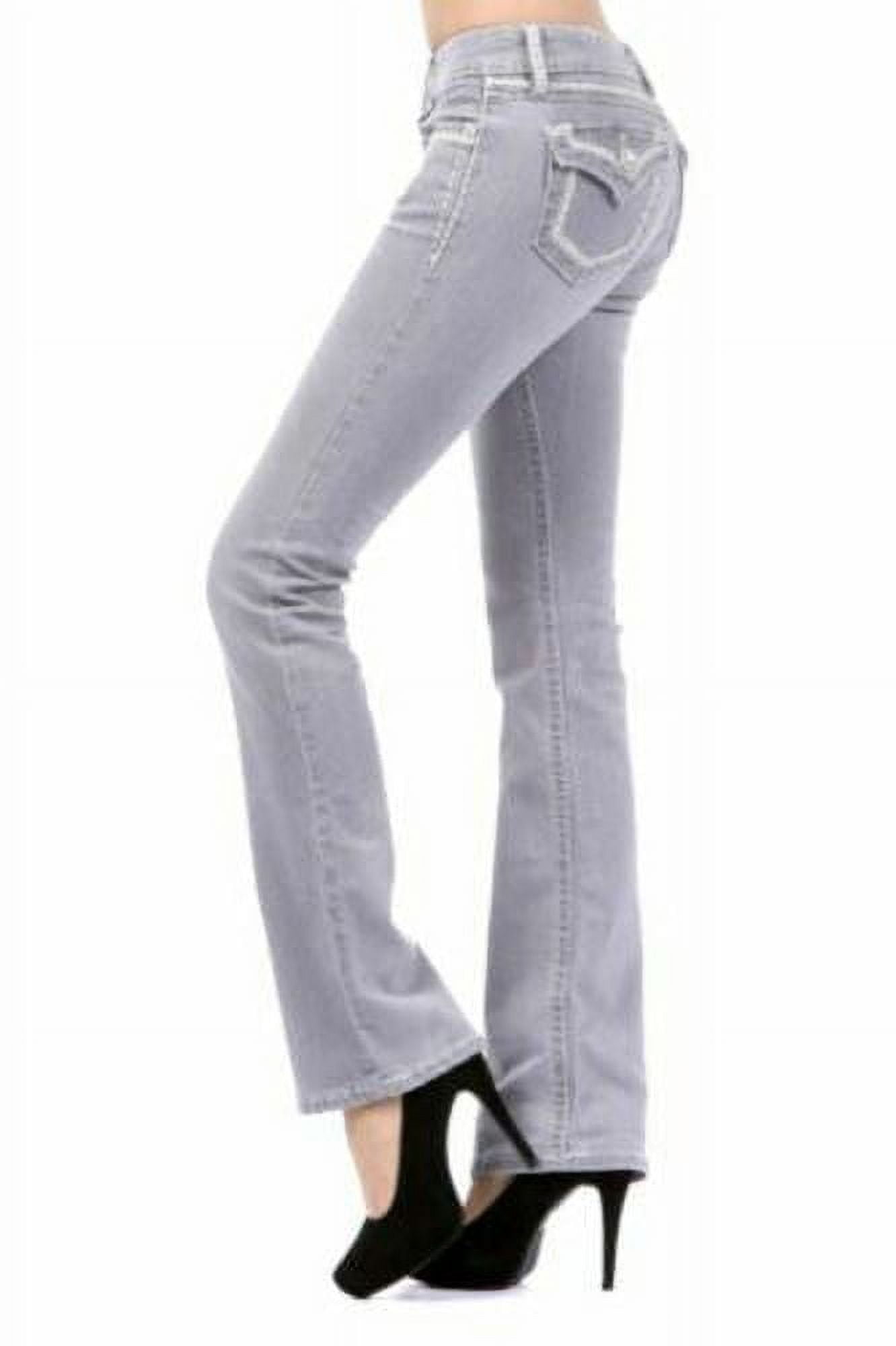 Jeans Junior WOMENS Denim Stretch Bootcut Straight Leg Pants - image 3