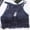 Blue Bras for Women, variant on SMihono Trendy High Neck Bralette for Womens Hollow Out Lace Floral Bra Padded Push Up Sexy Crop Top Vest Bra Stretch Workout Bra Black Free Size