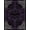 Purple Black, Pattern 18, variant on ODIKA Bat Gothic Damask Motif Vintage Filigree Scroll Ornamental Horror Flowing Pet Friendly & Kids Safe Play for Playroom, Bedroom, Reading Nook
