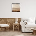 thumbnail image 2 of Stupell Industries Calm Abstract Landscape Neutrals Black Framed Floater Canvas Wall Art, design by Creative Studio, 25 x 25, 2 of 9