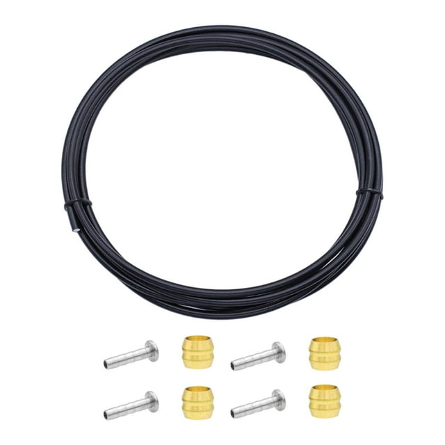 2.5M Durable Mountain de manguera de de hidráulico Tubo de aceite Tubo de frenado Manguera de 5 mm para BH90 BH59 Sistema Negro 90 DYNWAVEMX Tubo de aceite de freno de bicicleta