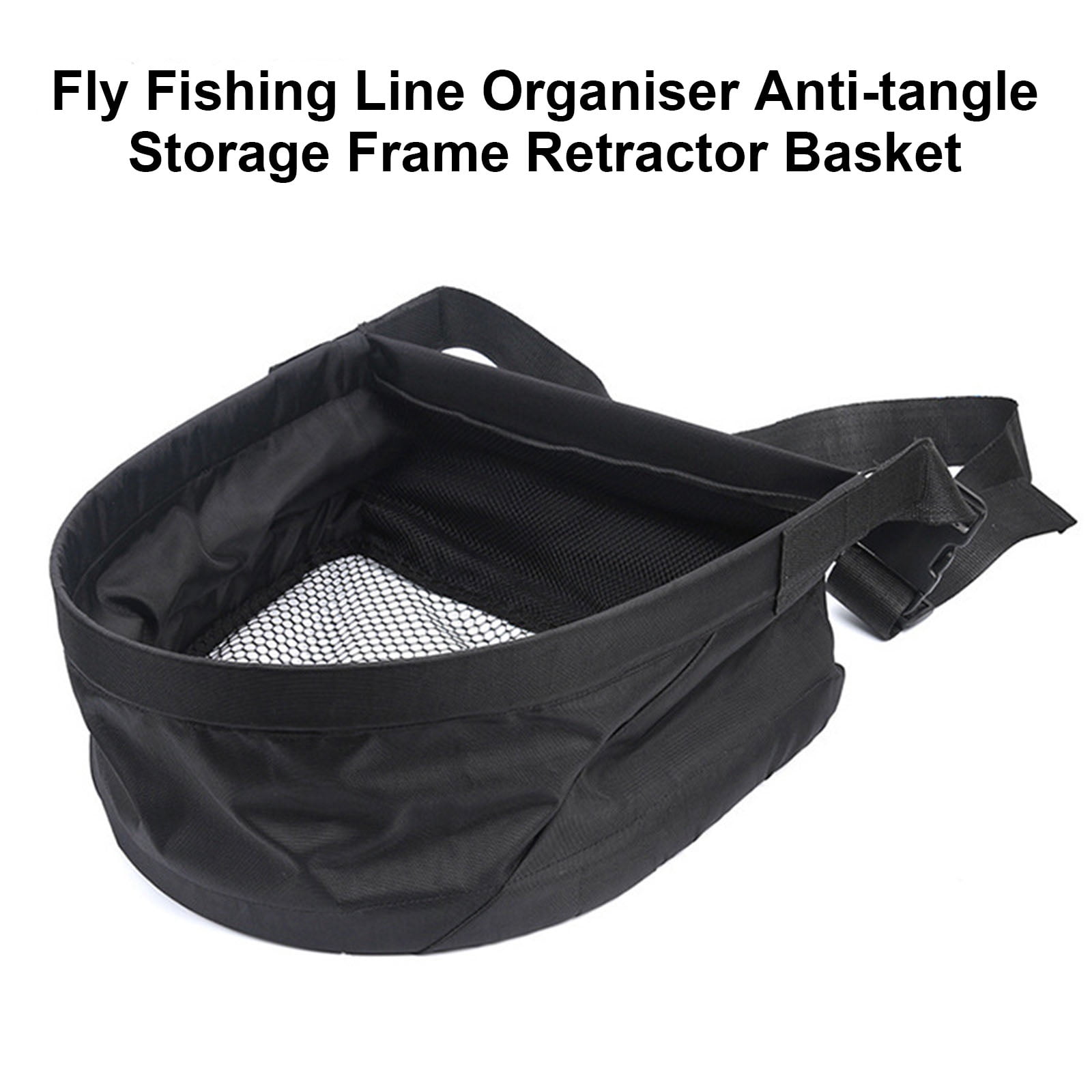 Quickly Drain Fly Fishing Basket With Waist Belt Line Castings Stripping Basket Replacement Waist Stripping Basket