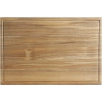 Kenmore Kenosha 24 x 16 Inch Kitchen Cutting Board w/ Juice Groove, Acacia Wood