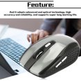 thumbnail image 2 of PEAKTREND 2.4GHz Wireless Mouse Portable Intelligent Gaming Mouse Optical Scrolling Player Mice USB Receiver for PC Laptop - Grey, 2 of 7
