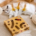 thumbnail image 4 of <p>Cat Game Box, Cat Toy Puzzle Box Assembly Design Reduce Boredom Claw Grinding Interactive Release Cat Nature With Bell Ball For Pet Toy</p>, 4 of 7