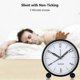 thumbnail image 5 of 26-27 4in Metal Round Alarm Clock Battery Powered Timepiece Silent Desk Bedroom (Green), 5 of 5