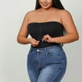 thumbnail image 7 of JGGSPWM Bodysuit for Women Tummy Control Shapewear Seamless Tight Strapless Suspender Body Clothes Body Shaping Open Jumpsuit Black XXXL, 7 of 7