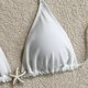 thumbnail image 5 of Conjuntos de bikini para mujer, bikini de playa de color liso para mujer, conjunto de tres piezas transpirable de moda, trajes de baño de 3 piezas para mujer, trajes de baño de bikini para mujer, traj, 5 of 6