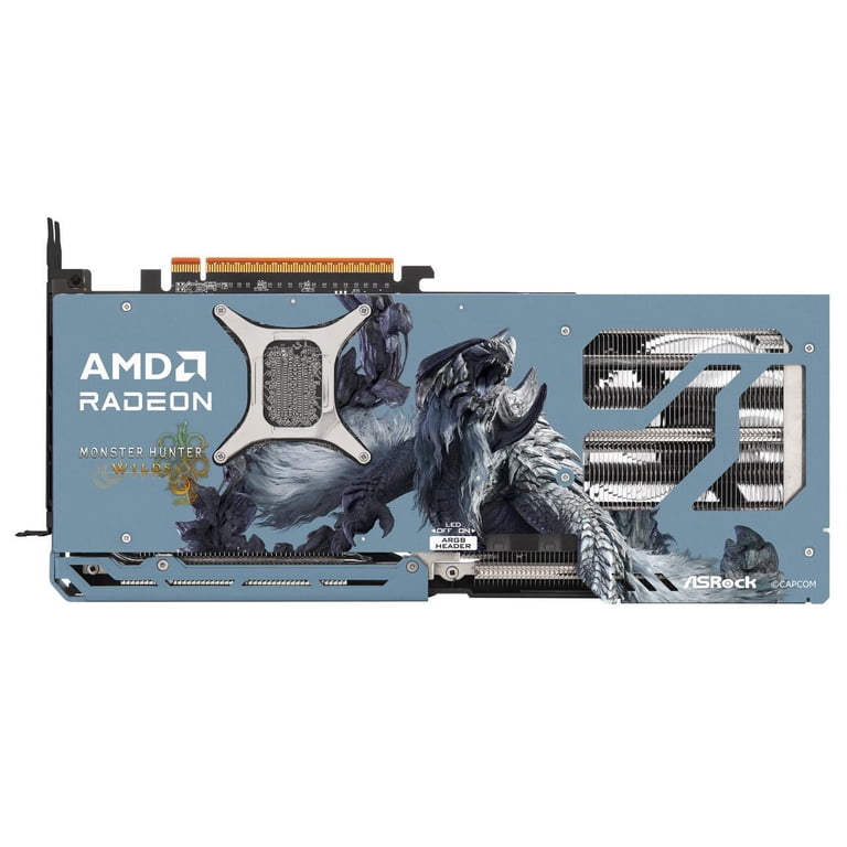 ASRock Monster Hunter Wilds Radeon RX 9070 XT 16GB GDDR6 PCI
