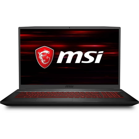 MSI GF75 THIN 10SDR-255 17.3" Gaming Notebook - Intel Core i7-10750H 2.6GHz - 16GB RAM - 512GB SSD - 1920 x 1080 - NVIDIA GeForce GTX 1660 Ti - Windows 10 Home - Aluminum Black