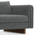 thumbnail image 5 of Simpli Home Jones 84 inch Wide Contemporary Sofa in Dark Grey Tightly Woven Performance Fabric, 5 of 9