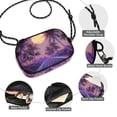 thumbnail image 3 of FORMRS Mini Crossbody Bag for Women Adjustable Shoulder Rope Travel Casual Phone Purse, Night Purple Road, 3 of 7