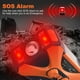 thumbnail image 2 of Radio de Emergencia de 10000MAh, Radio de Manivela Solar, Radio PortáTil con Cargador de TeléFono, Linterna LED Naranja, 2 of 5