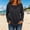 Black, variant on Women's Sheer Mesh Tops Casual Crewneck Long Sleeve T Shirts Fashion Elegant Side Split Hem Cover Up Blouses