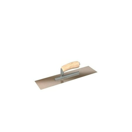 Steel City Trowels By Bon el Square Golden Stainless 14 X 5 Wood Short Shank