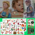 thumbnail image 2 of WREESH Luminous Tattoo Sticker Waterproof Temporary Christmas Tattoo Sticker, 2 of 9