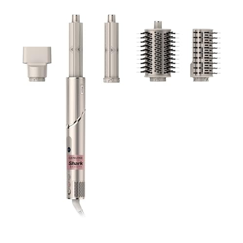 Shark HD430REF (reacondicionado) Sistema de secado y peinado FlexStyle Air, potente cepillo secador de pelo y multiestilizador con rizadores automáticos, cepillo de paleta, cepillo ovalado, accesorio