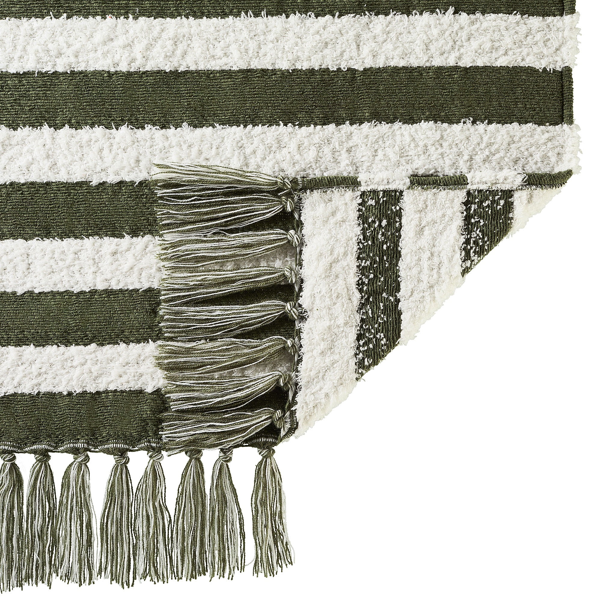Better Homes & Gardens Textured Cozy Woven Chenille Throw, 50"x72", Green Arch