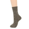 thumbnail image 3 of American Trends Merino Wool Socks for Women Cozy Soft Hiking Socks Fall Winter Thermal Knit Socks Slouchy Crew Cut Socks Fit US Size 6-9, 3 of 5