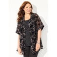 thumbnail image 4 of Catherines Women's Plus Size In-Vogue Velvet wrap, 4 of 6
