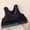 Black, variant on Endives Sports Bras for Women Padded Strappy Sports Bras Breathable Anti Sagging Plus Size Wireless Bras With Up Mesh High Support Sports Bra