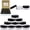 Black, variant on Beauticom 50 Pieces High Quality 3 Gram 3 ml (0.1 oz) Plastic Round Cosmetic Beauty Makeup Sample Jars with Pink Lids