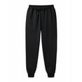 thumbnail image 3 of Susanny Sweatpants for Women Tall Long Cinched Drawstring with Pockets Fleece Sweat Pants Workout Casual Clearance Baggy Pants Running Cute Petite Jogger Pants Black S, 3 of 5