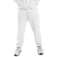 thumbnail image 1 of Vibes Men Fleece Sweatpants Elastic Leg White X-Large, 1 of 6