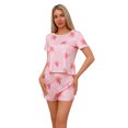 thumbnail image 4 of New women's short-sleeved short-pants sweet pajama set, 4 of 5