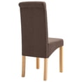 thumbnail image 6 of Charmma Dining Chairs 4 pcs Brown Fabric, 6 of 9