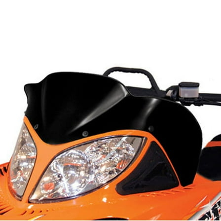 PowerMadd 12810 Cobra Windshield for Arctic Cat M Series and Crossfire - Black - Extremem low height