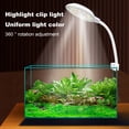 thumbnail image 3 of Visland Fish Tank Clip Lamp USB Power LED Full Spectrum Waterproof Algae Ornamental Lighting Hose Connection 360-degree Adjustable Energy-Saving Tank Light for Turtle Fish Tanks, 3 of 7