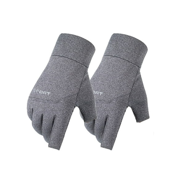 Guantes de invierno para pantalla táctil para hombre y mujer | 1 par de guantes de nailon cálidos y resistentes al viento para actividades al aire libre
