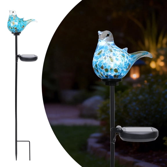 Outdoor Garden Stake,Solar Bluebird Lights, Solar LED Light Stake Decoration For Paths,Lawn,Yard,Garden