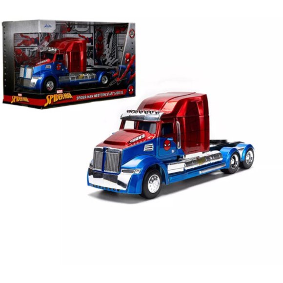 Jada Toys - 1:24 Hollywood Rides - Spider-man - Western Star 5700XE
