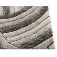 thumbnail image 4 of Well Woven Tilly Grey Geometric Stripes Thick Soft Plush 3D Textured Shag Area Rug 8x10 (7'10" x 9'10"), 4 of 7