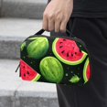 thumbnail image 2 of Watermelon Waterproof Oxford Fabric USB Pouch Hard Drive Case Charger Case Organizer USB Cord Organizer 5.9x9.44x3.14 in, 2 of 6