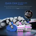 thumbnail image 5 of Juego de programación macro de 10 teclas Diseño de versión mecha de ratón Ingeniería humana Ratón mecánico de computadora con cable Retroiluminación RGB, 5 of 5