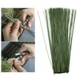 thumbnail image 3 of 100 PCS Floral Stem Wire Flower Arrangements and ,Floral Wire for Green, 3 of 8