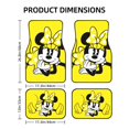 thumbnail image 2 of Cartoon Mickey Mouse And Minnie Mouse Car Floor Mats Universal Floor Mats for Cars Front Rear Car Foot Mats Cute Anime Pattern Car Accessories for Trucks, 2 of 5
