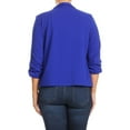 thumbnail image 4 of Women's Plus Size Women's Trendy Style Open Front Casual Blazer Jacket, 4 of 4